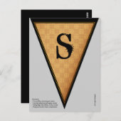 ヴィンテージゴシックハロウィンバナー旗 ポストカード (正面/裏面)