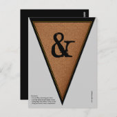 ヴィンテージゴシックハロウィンバナー旗 ポストカード (正面/裏面)