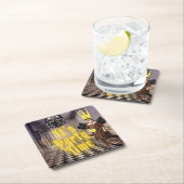 ヴィンテージゴシックハロウィーンの衣装パーティー スクエアペーパーコースター (インサイチュ)