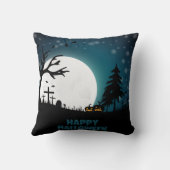 ヴィンテージゴシックハロウィーンカボチャ クッション (裏面)