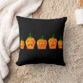 ヴィンテージゴシックハロウィーンカボチャ クッション (ブランケット)