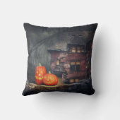 ヴィンテージゴシックハロウィーンカボチャ クッション (裏面)