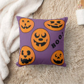 ヴィンテージゴシックハロウィーンカボチャ クッション (ブランケット)