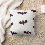 ヴィンテージゴシックハロウィーン怖いこうもり クッション (ブランケット)