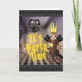 ヴィンテージゴシックハローウィンパーティ招待状 招待状