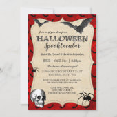 ヴィンテージゴシックハローウィンパーティ招待状 招待状 (正面)