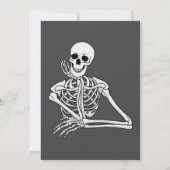 ヴィンテージゴシックハローウィンパーティ 招待状 (裏面)