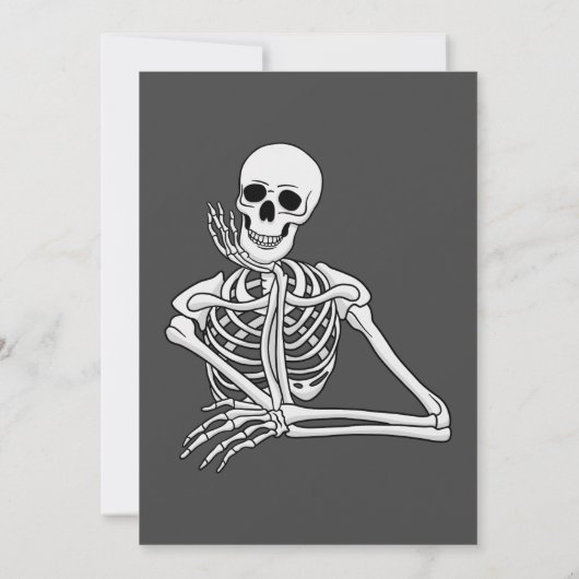 ヴィンテージゴシックハローウィンパーティ 招待状 (裏面)