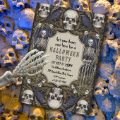 ヴィンテージゴシックハローウィンパーティ 招待状