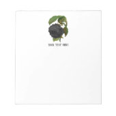 ヴィンテージゴシックバラ パーソナライズされた ノートパッド (正面)