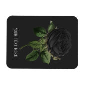 ヴィンテージゴシックバラ パーソナライズされた マグネット (横)