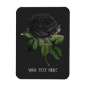 ヴィンテージゴシックバラ パーソナライズされた マグネット (縦)