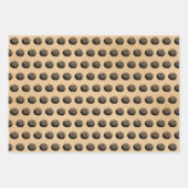 ヴィンテージゴシックパンプキンハロウィーンパターン ラッピングペーパーシート (正面2)