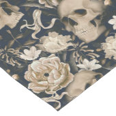ヴィンテージゴシックフローラスカル牡丹蝶 ミディアムテーブルランナー (コーナー)