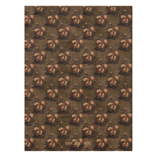 ヴィンテージゴシックフローラ テーブルクロス (正面)