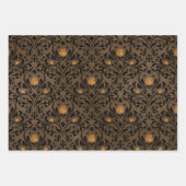 ヴィンテージゴシックフローラ ラッピングペーパーシート (正面3)