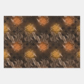 ヴィンテージゴシックフローラ ラッピングペーパーシート (正面)