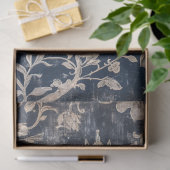 ヴィンテージゴシックフローラRaven Decompage 薄葉紙 (ギフト)