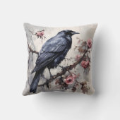 ヴィンテージゴシックラヴェンアザバラブッシュグレー クッション (裏面)