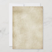 ヴィンテージゴシック大人ハロウィンパーティー 招待状 (裏面)