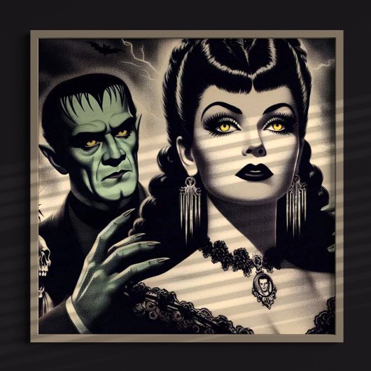 ヴィンテージゴシック女性 ポスター