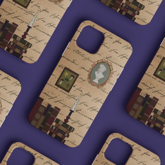 ヴィンテージゴシック暗色アカデミアナージュ iPhoneケース