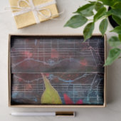 ヴィンテージゴシック様式のネオンピンクのバラの切り離し 薄葉紙 (ギフト)