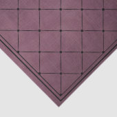 ヴィンテージゴシック様式のハロウィーンこうもりオン・パープルデクページ 薄葉紙 (詳細)