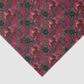 ヴィンテージゴシック様式のラヴェンスとバラダークレッド 薄葉紙 (詳細)