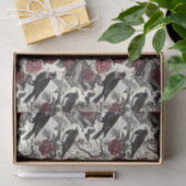 ヴィンテージゴシック様式のラヴェンス、バラ、書籍 薄葉紙 (ギフト)