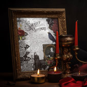 ヴィンテージゴシック様式ハロウィーンウィドエフエメラ 薄葉紙