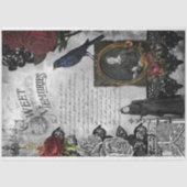 ヴィンテージゴシック様式ハロウィーンウィドエフエメラ 薄葉紙 (正面)