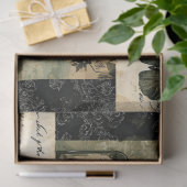 ヴィンテージゴシック様式ボトル&こうもりハロウィーン 薄葉紙 (ギフト)