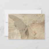 ヴィンテージゴシック結婚石天使 セーブザデート (裏面)