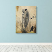 ヴィンテージゴシック美術 キャンバスプリント (インサイチュ (ウッドフロア))