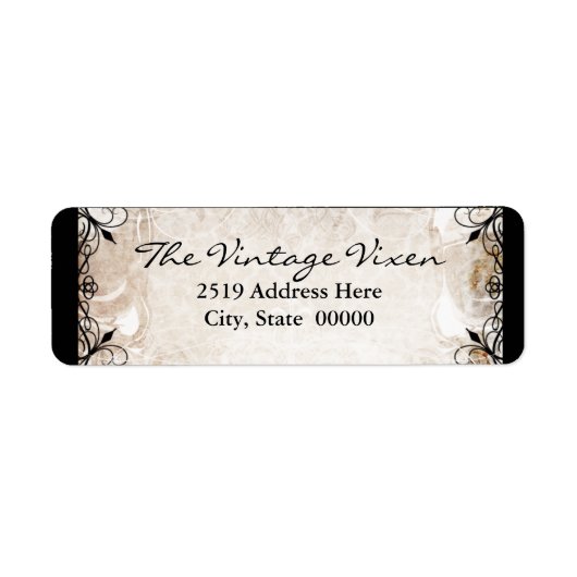 ヴィンテージゴシック製鉄所とスカルラベル ラベル (正面)