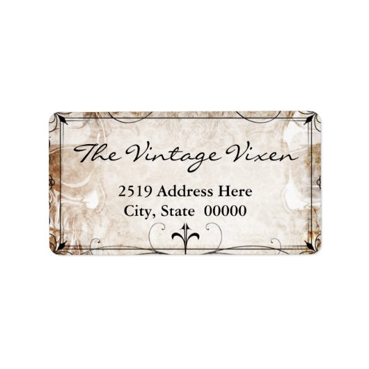 ヴィンテージゴシック製鉄所とスカルラベル ラベル (正面)