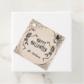 ヴィンテージゴシック骨格スパイダーハローウィンパーティ フェイバータグ (インサイチュ)