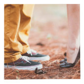 ヴィンテージゴシック黒バラパーソナライズされたキューブ フォトキューブ (右)