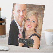 ヴィンテージゴシック黒バラフォトモノグラム 台座サイン (インサイチュ)