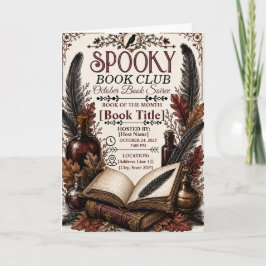 ヴィンテージゴシック スプーキー ブッククラブ ハロウィン カード