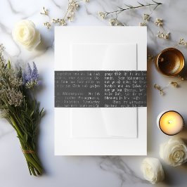 ヴィンテージゴシック 招待状ベリーバンド