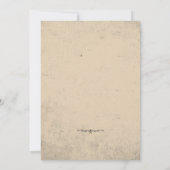 ヴィンテージゴシック 招待状 (裏面)