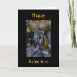 ヴィンテージゴシックValentinesデイカード シーズンカード