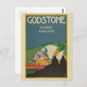 ヴィンテージゴッドストーンサリーイングランドトラベル ポストカード (正面/裏面)