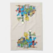 ヴィンテージゴマストリートパル キッチンタオル (縦)