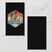 ヴィンテージゴリラアートサファリ動物 名刺 (正面/裏面)