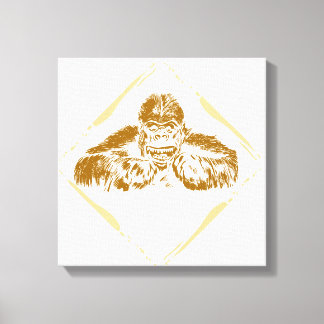 ヴィンテージゴリラ キャンバスプリント