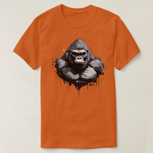 ヴィンテージゴリラ Tシャツ (デザイン正面)
