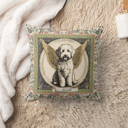 ヴィンテージゴルデンドルエパーソナライズされたル クッション (ブランケット)